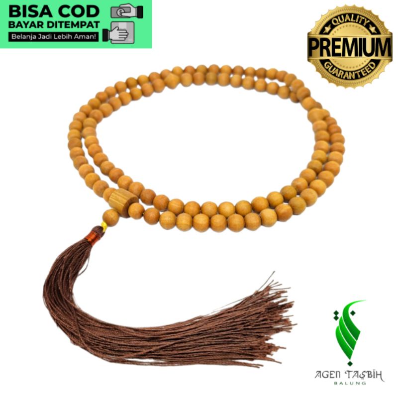 Tasbih Cendana Motif Kuncir Size 8mm, Bisa COD