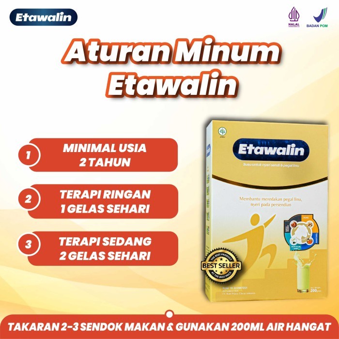 

Etawalin Paket 5 Box - Atasi Nyeri Sendi Asam Urat Original