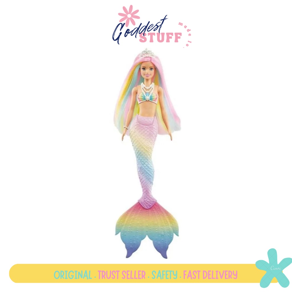Jual Barbie Dreamtopia Color Change Mermaid Doll Shopee Indonesia