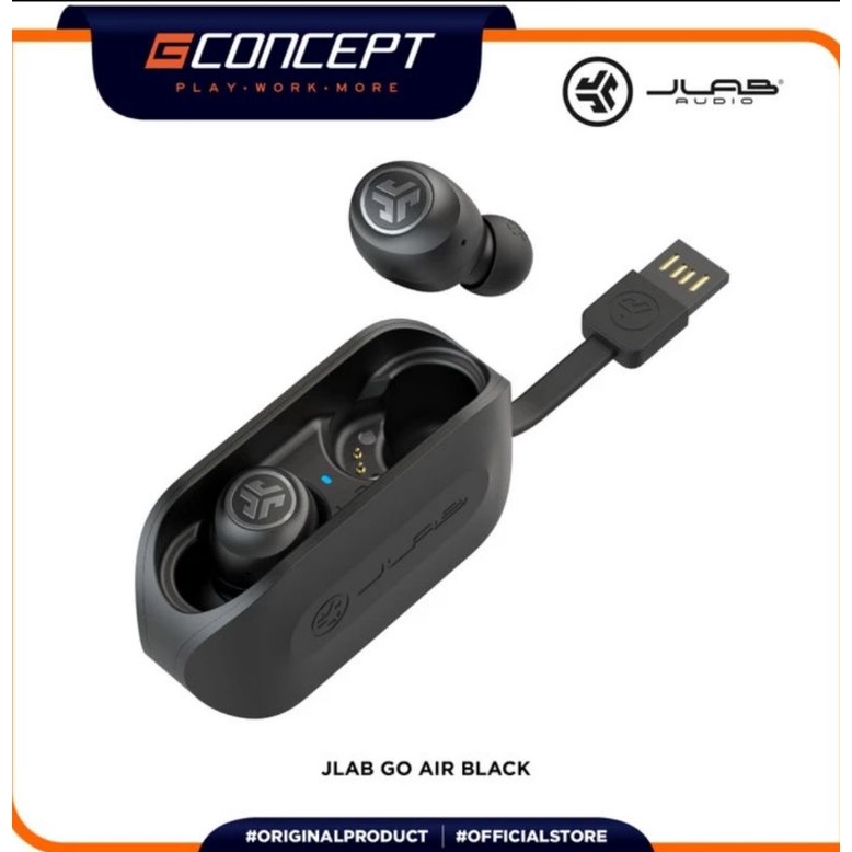 Jlab Go Air True Wireless Earbuds Earphone Headset Bluetooth White