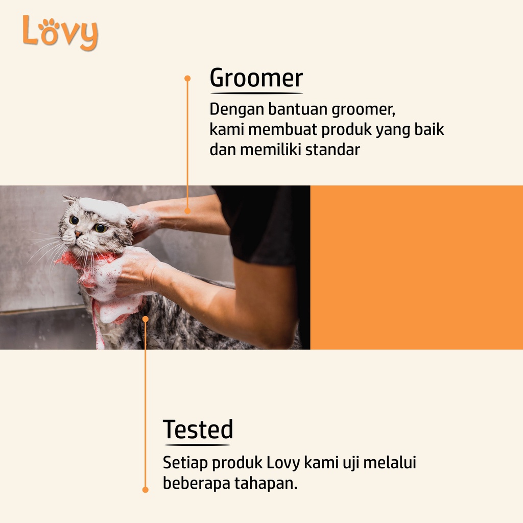 Shampo Kucing Bulu Putih Persia Pemutih Bulu | Lovy WHITE 1 Liter