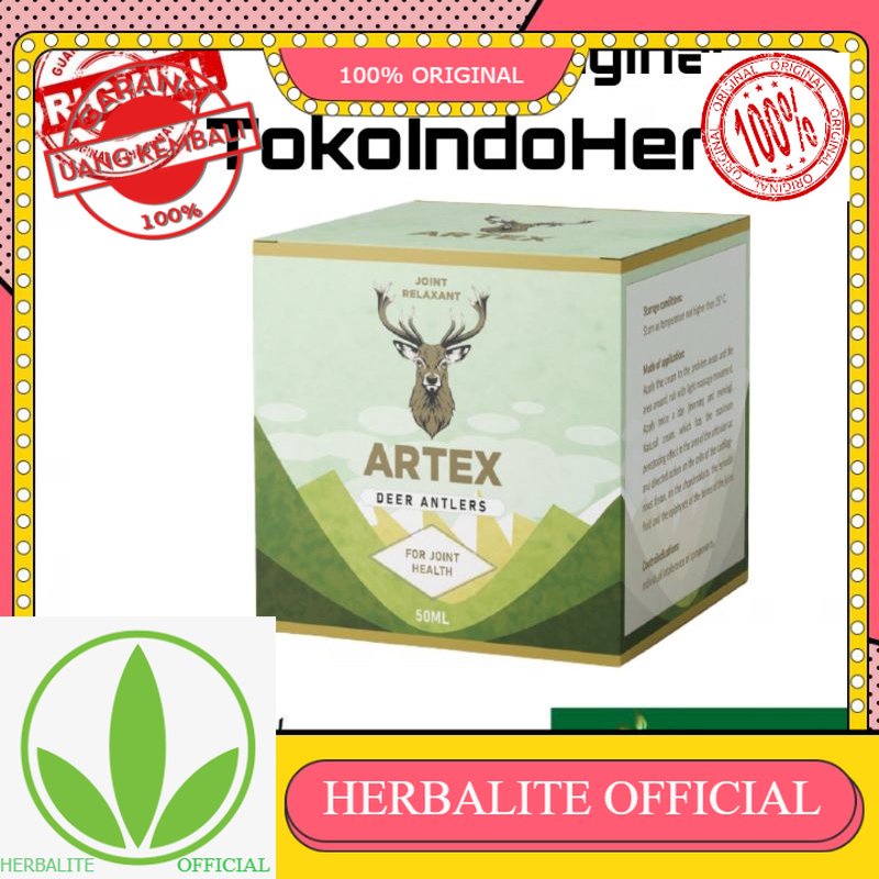 100% ORIGINAL ARTEX Asli Cream Nyeri Tulang Sendi Lutut Terbaik Artex Krim Original