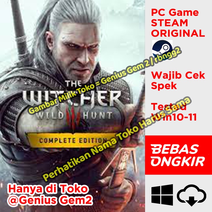 The WItcher 3 Ori Completed Edition PC