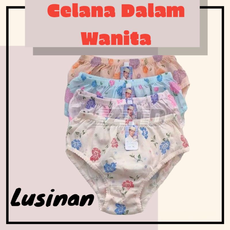 Celana Dalam Wanita ( S, M, L, XL, XXL, XXXL, L5) Lusinan | Grosir CD Wanita Lusinan | Celana Dalam Wanita Murah