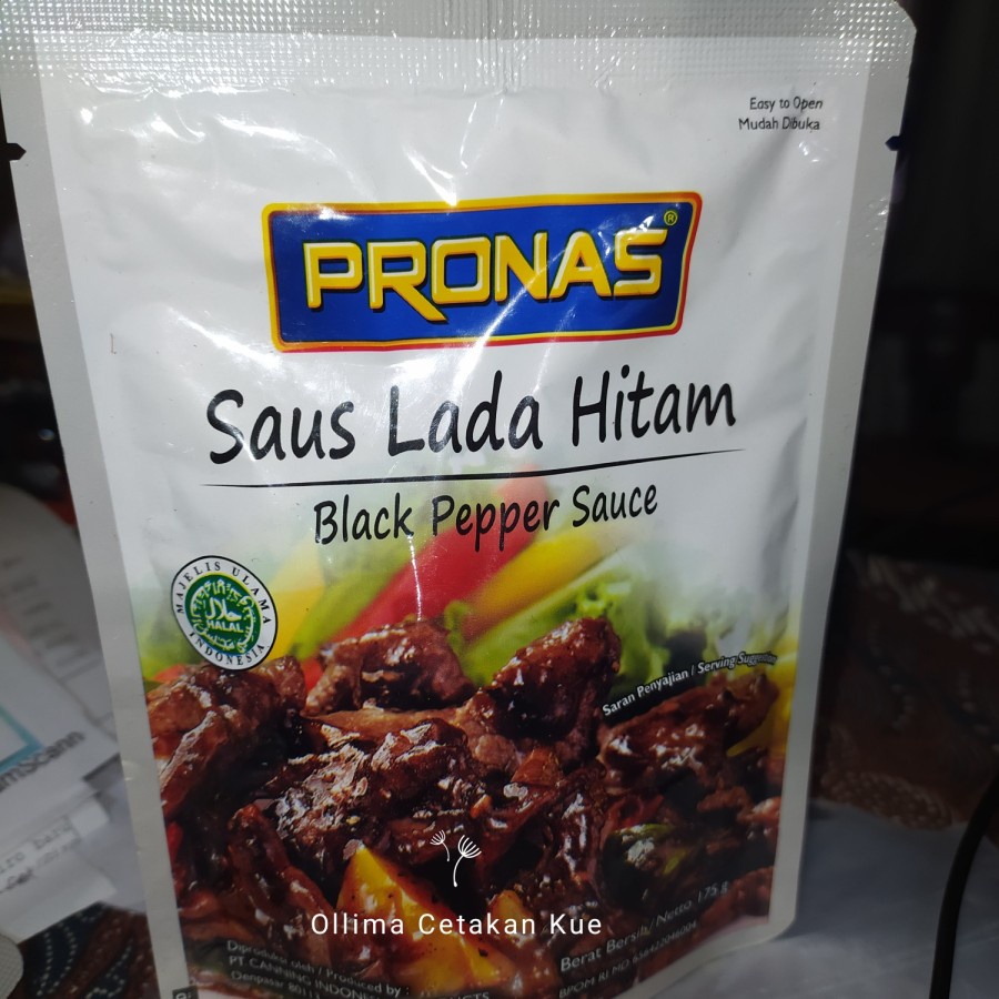 

Pronas Saus/ Saus Pronas (Lada Hitam - Teriyaki - Bolognaise)