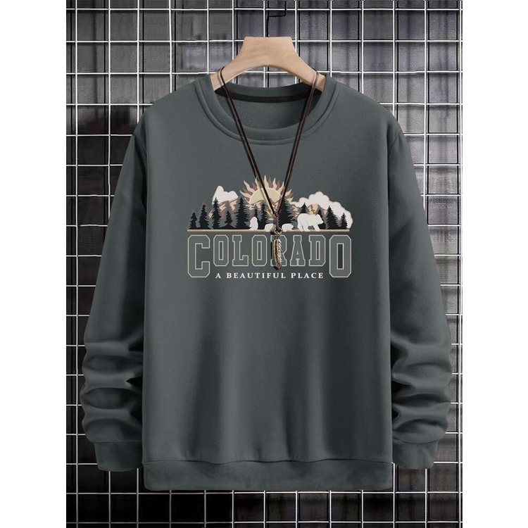 COLORADO Sweatshirt Basic II Sweater Crewneck Print DTF II Sz M - XL Anak &amp; Dewasa ( Pria &amp; Wanita )