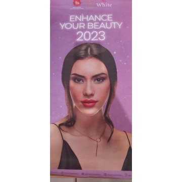 Kalender 2023 Viva Cosmetics Triwulan 5 lembar dengan cover