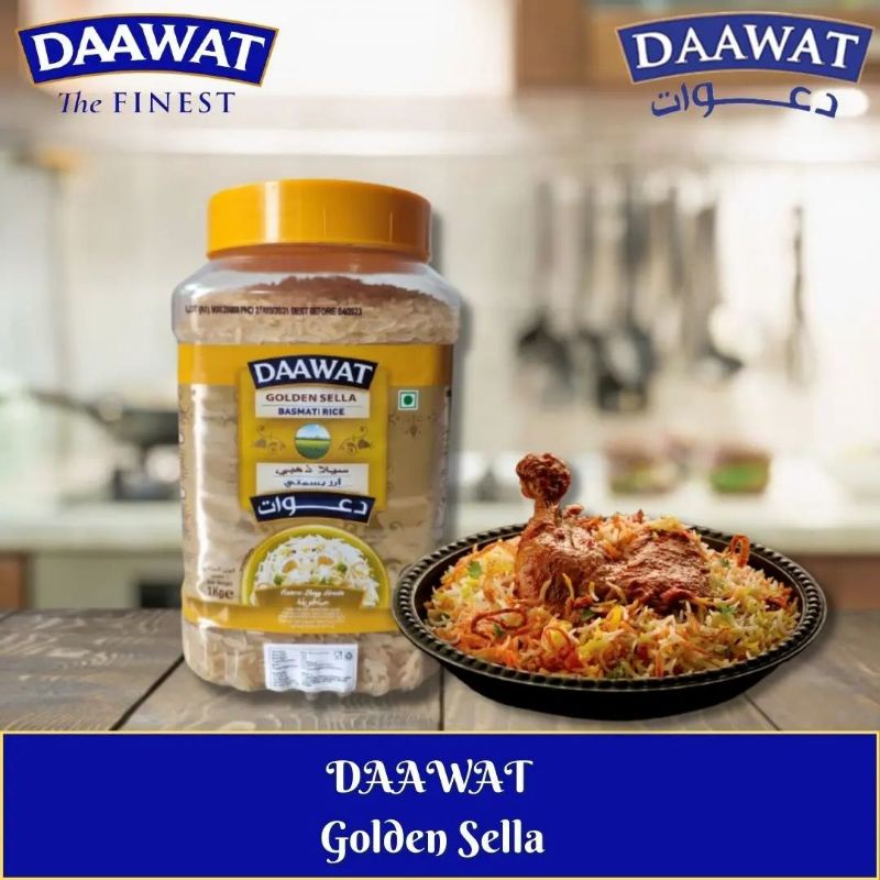 

Beras Basmati Daawat Golden Sella Toples 1kg