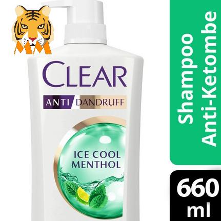 

【Penjualan Terbaik】✅COD Shampo Clear Ice Cool Menthol 660ml - Anti Dandruff Shampoo 660 ml