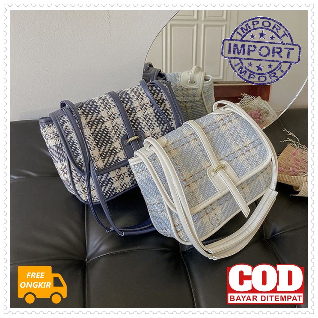 TAS SELEMPANG WANITA VT528 IMPORT SLING BAG PESTA BAHU JINJING HANDBAG PEREMPUAN BERKUALITAS TAS KAS