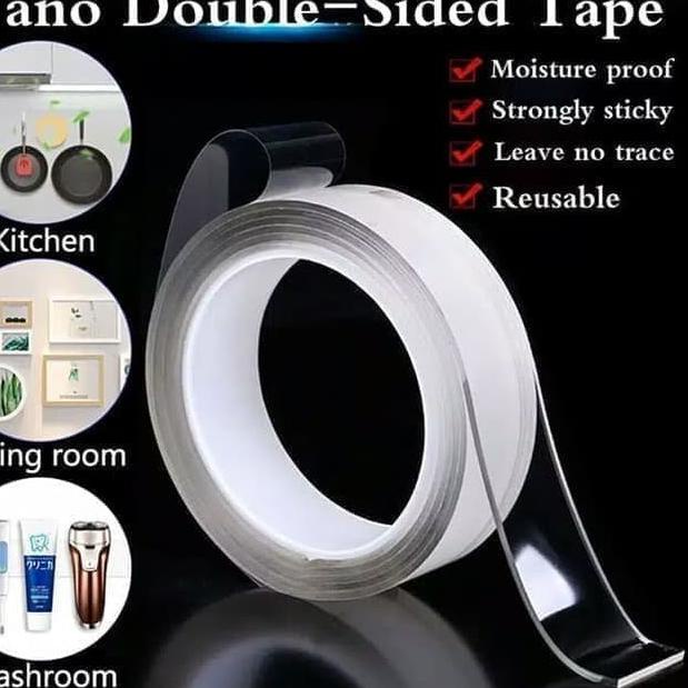 

±±± Nano Double Tape Bening Tahan Air 30mm x 2m Acrylic Washable