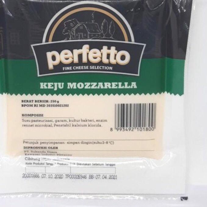 

FREE ONGKIR!Keju Mozzarella 250 GRAM Perfetto Cheese Keju Mozarella|KD7