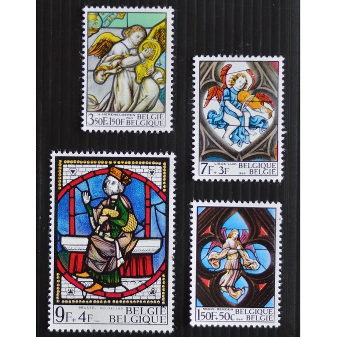 

✨NEW✨ - PERANGKO BELGIUM 1969 - ART PAINTINGS - RELIGY - MINT .
