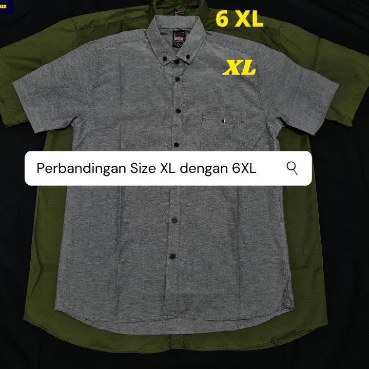 Murah Banget Kemeja Jumbo Cowok Lengan Pendek Baju Hem Pria