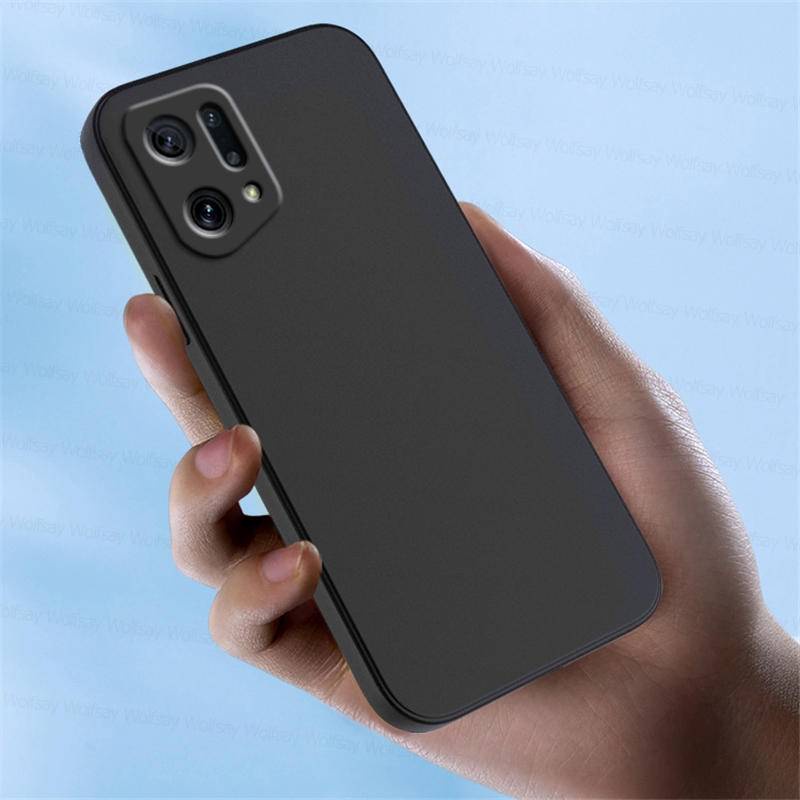 Untuk OPPO Find X5 X3 Pro Lite Case Cover Cases Penutup Belakang Ponsel Silikon Cair Shockproof