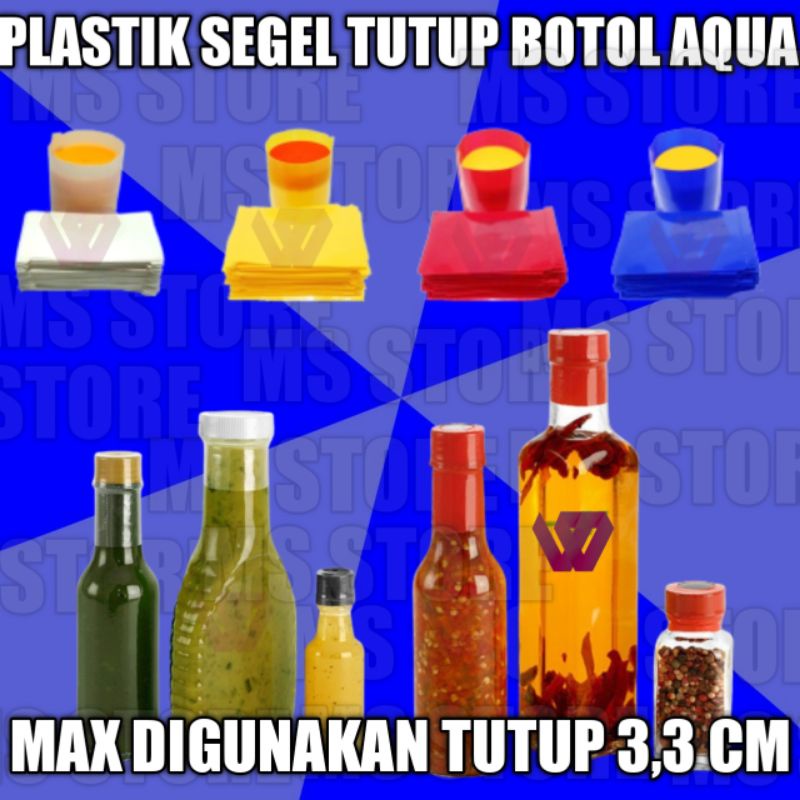 plastik segel tutup botol kecap/LPG/Aqua