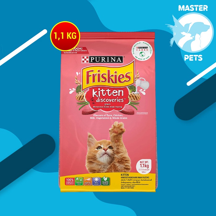 Friskies Kitten Discoveries 1,1 Kg Makanan Kucing Freshpack 1,1kg