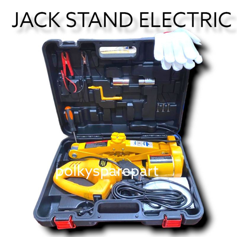 2ton ELECTRIC LIFTING JACK STAND OTOMATIS ELEKTRIK HIGH QUALITY