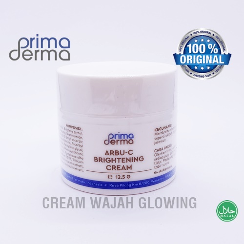 CREAM MALAM PRIMADERMA BRIGHTENING ARBU C CREAM ANTI FLEK PENCERAH KULIT WAJAH