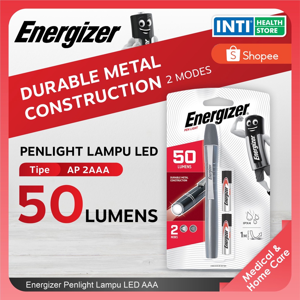 Energizer | Penlight | Lampu LED AAA | Penlight Energizer 50 Lumens