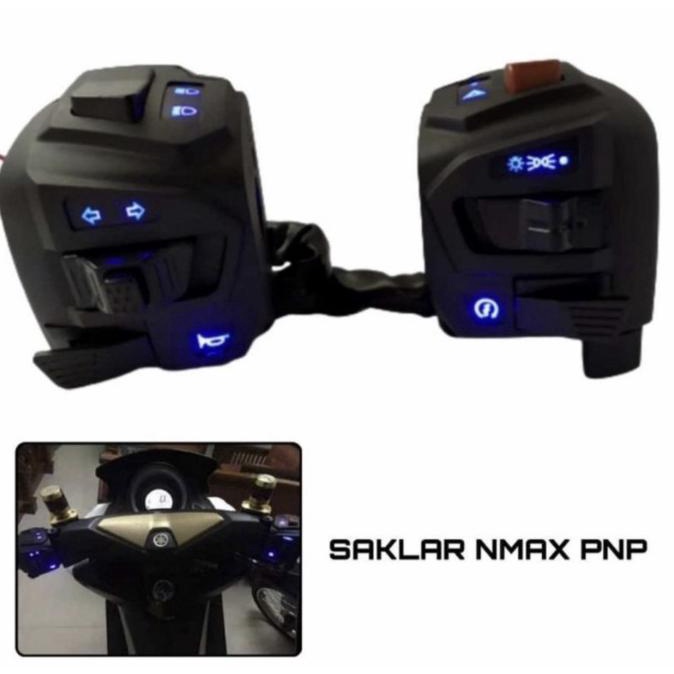 SAKLAR PULSAR NMAX SET LED SAKLAR SWITCH PULSAR KANAN KIRI UNIVERSAL
