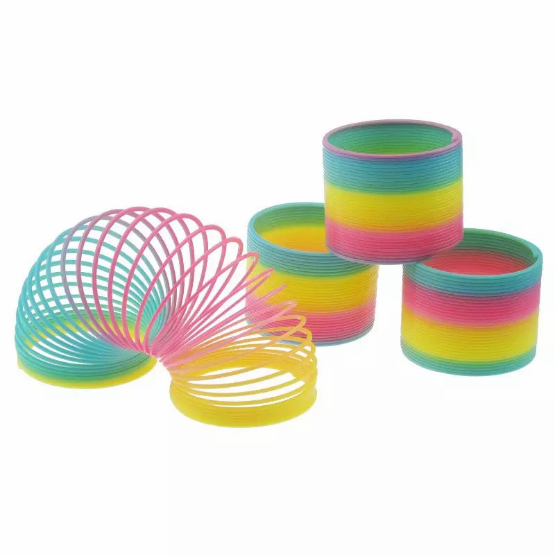 Mainan Magic Spring Rainbow Spiral / Mainan Anak Slinky Pelangi / Mainan Montessori / Mainan Edukasi