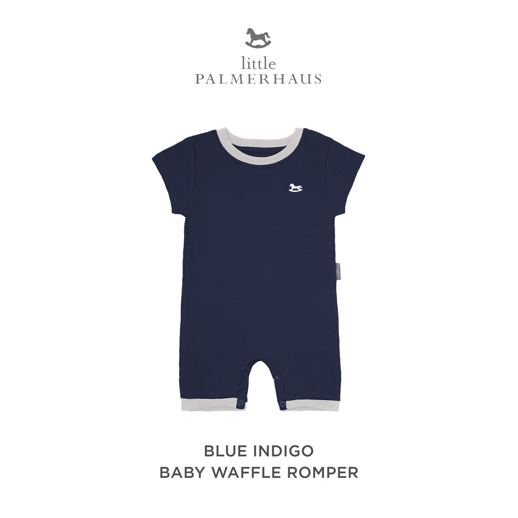 Little Palmerhaus Baby Waffle Romper Bayi 0-12 Bulan