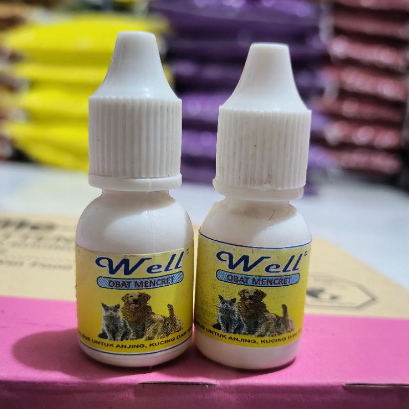 WELL Obat Mencret Untuk Kucing, Anjing Dan Kelinci 15ML