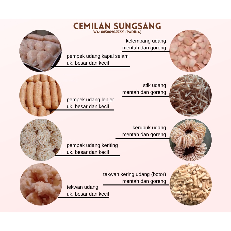 

Pempek lenjer udang besar