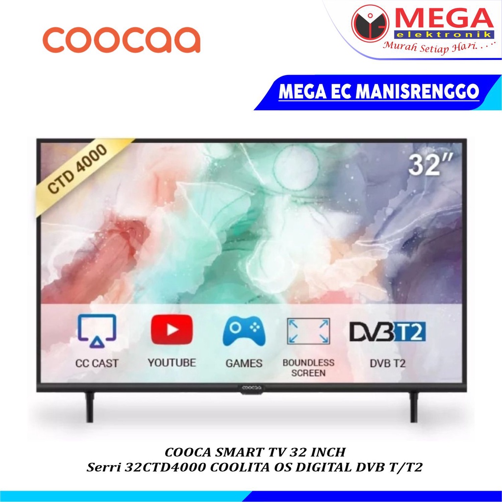 LED COOCAA  32CTD4000  SMART TV  32 INCH