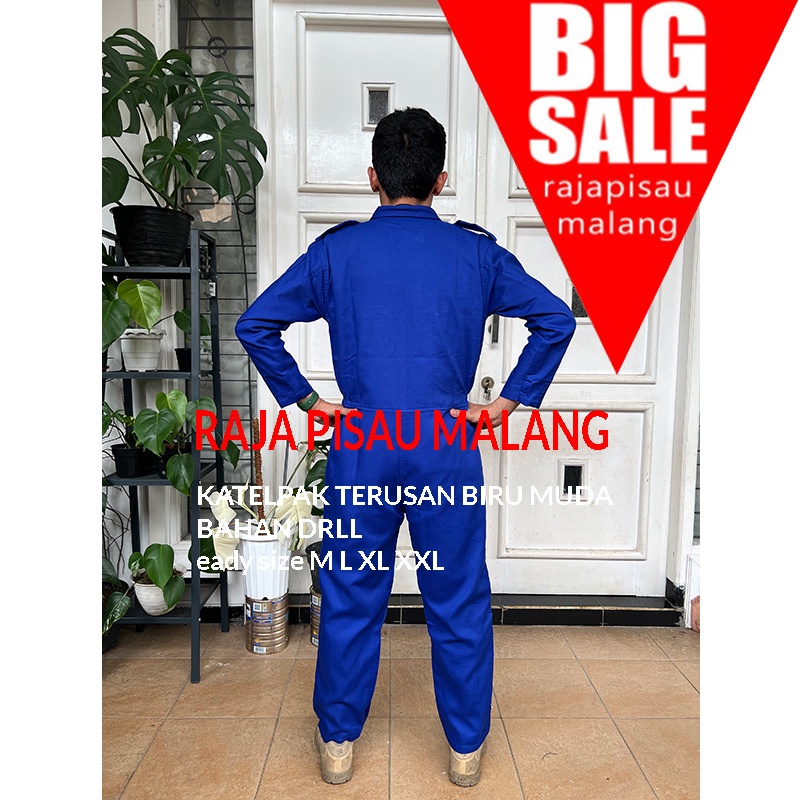 WEARPAK Wearpack Coverall / Baju Bengkel Polos / katelpak / Baju Kerja Proyek BAJU KERJA