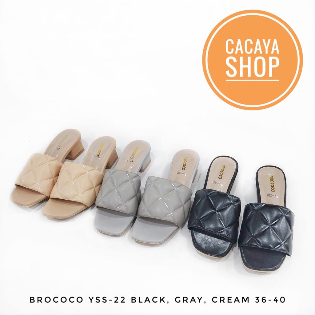 SANDAL HEELS WANITA BROCOCO YSS-228 CACAYA