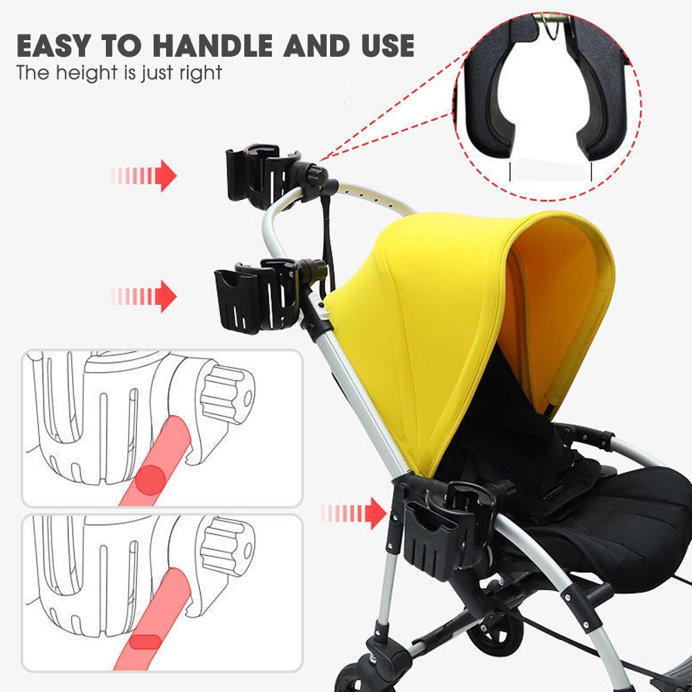 Universal Bicycle &amp; Electric Car Cup Holder Kettle Holder/Rak Botol Kereta Dorong Bayi/Rak Botol Minuman Sepeda Gunung Mobil &amp; Umum/Aksesoris Penyimpanan Sepeda