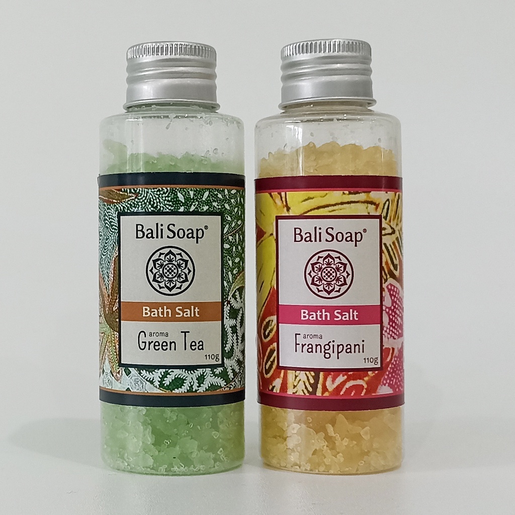 Box Set Bath Salt Green Tea - Frangipani