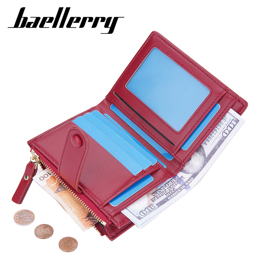 BAELLERRY NR092 Dompet Wanita Kecil Bahan Kulit PU Leather Premium WATCHKITE WKOS