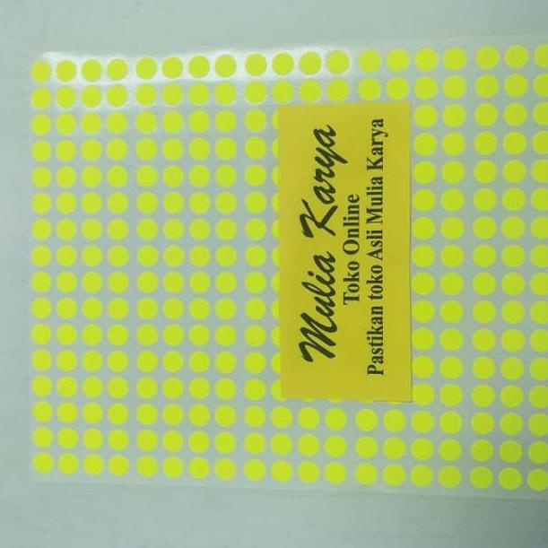 

[KODE I6GBK] HVS Warna Sticker Bulat Kecil / Label Stiker HVS Warna Bulat Kecil 8mm Stiker Dot