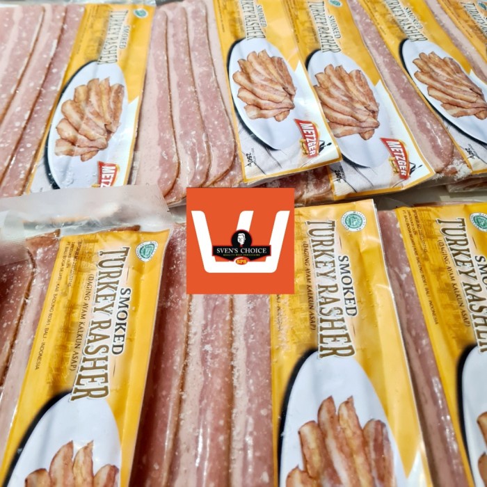 

Daging Bacon Turkey Metzger Halal 250G Tx0451