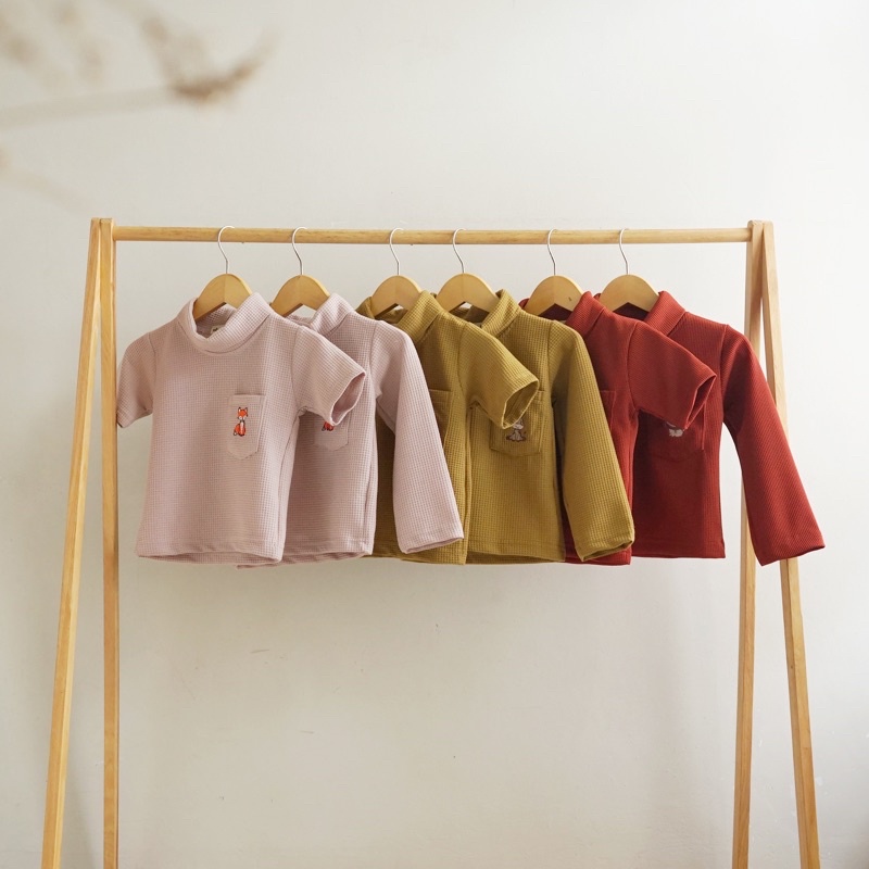 Boomie Turtleneck Top Atasan Anak 1-5thn (ATASAN SAJA TANPA CELANA)