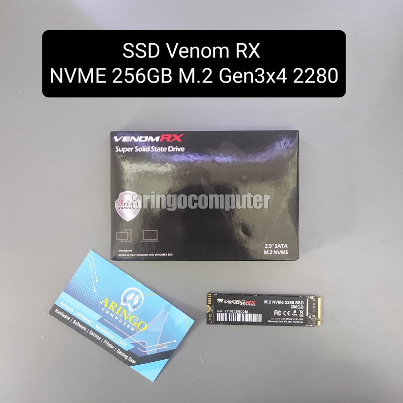 SSD Venom RX NVME 256GB M.2 Gen3x4 2280