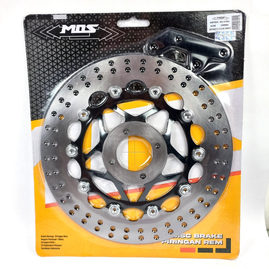 Piringan Rx King Cakram Depan Rx King 300mm model Tacobel Bulat Psm Set Breket Mos-002