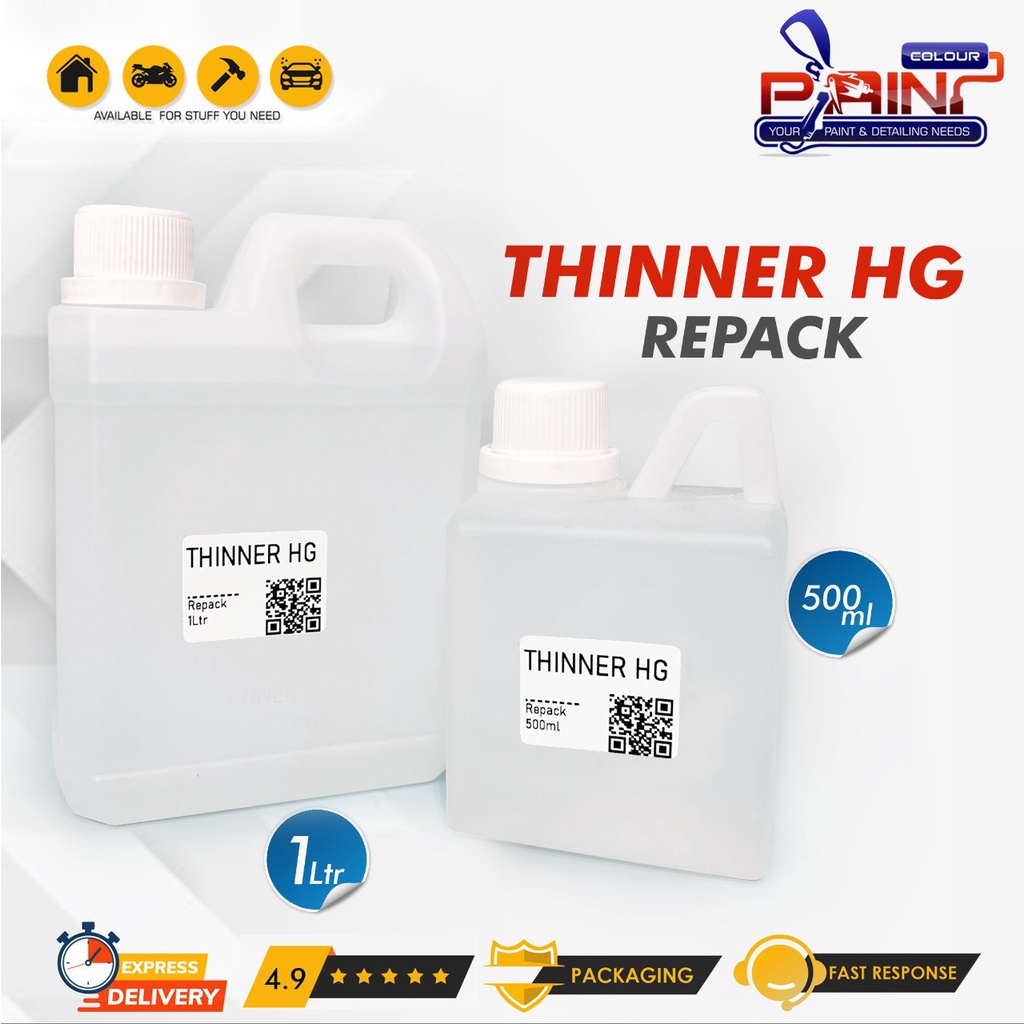 Thinner HG (High Gloss) Liter Ecer Kemasan Botol