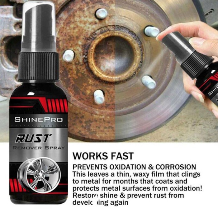ShinePro Spray Pembersih Penghilang Anti Karat Mobil 30ml Rust Remover