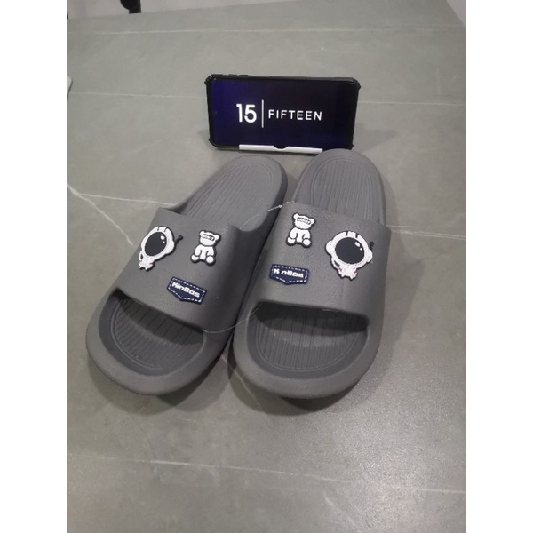 15 SHOP ---NEW ! SIZE 40-44 SENDAL SELOP Sandal Jibbitz Astro Nyaman Anti Slip sendal pria slip on 9529-1