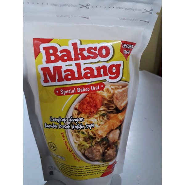 

BAKSO MALANG INSTANT (SPESIAL BAKSO URAT)