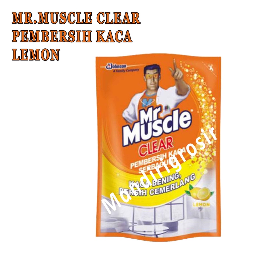 Pembersih kaca * Mr Muscle * Kaca Bening Bersih Cemerlang * 400ml