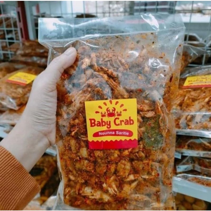 

CEMILAN INSTAN BABY CRAB 250g NOUNNA SARITIE OLEH-OLEH KHAS INDRAMAYU