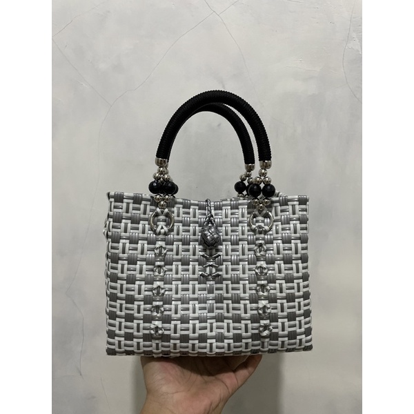 Tas Pesta Kecil Handle Mutiara / Tas Rajut