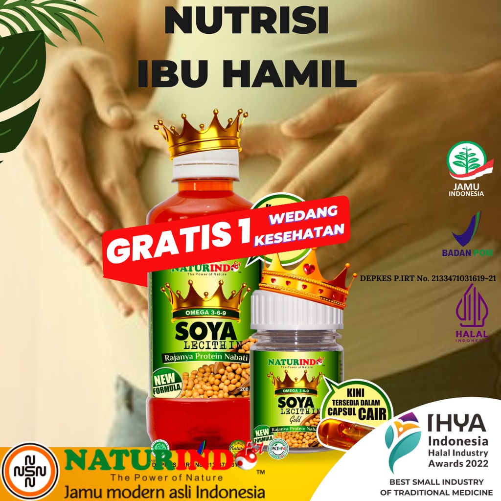 Nutrisi Ibu Hamil Menyusui Busui Multivitamin busui memperlancar asi suplemen kesehatan daya tahan tubuh omega soya lecithin Naturindo