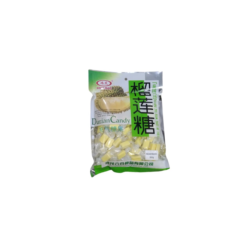 

Durian Candy Hong Mao / Permen Durian / Permen Lunak 350grm