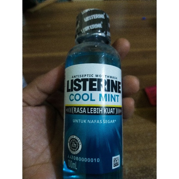 listerine cool mint mouthwash 100 ml